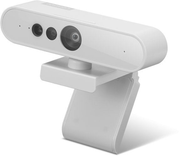 Веб камера Lenovo 510 FHD, Full HD, вградени микрофони, сива Cloud