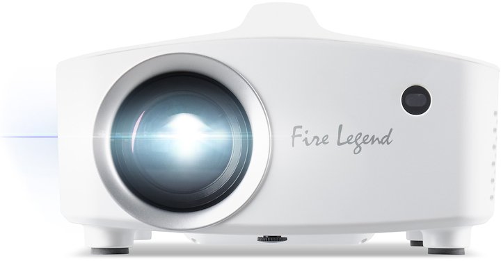 Projektor Fire Legend QF13s, Full HD 1080p, 8000 lumens, i bardhë