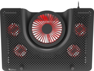 Pad ftohës Genesis Cooling Oxid 550, 1x USB, për laptop 15.6-17.3'', 5 ftohës, LED e kuqe