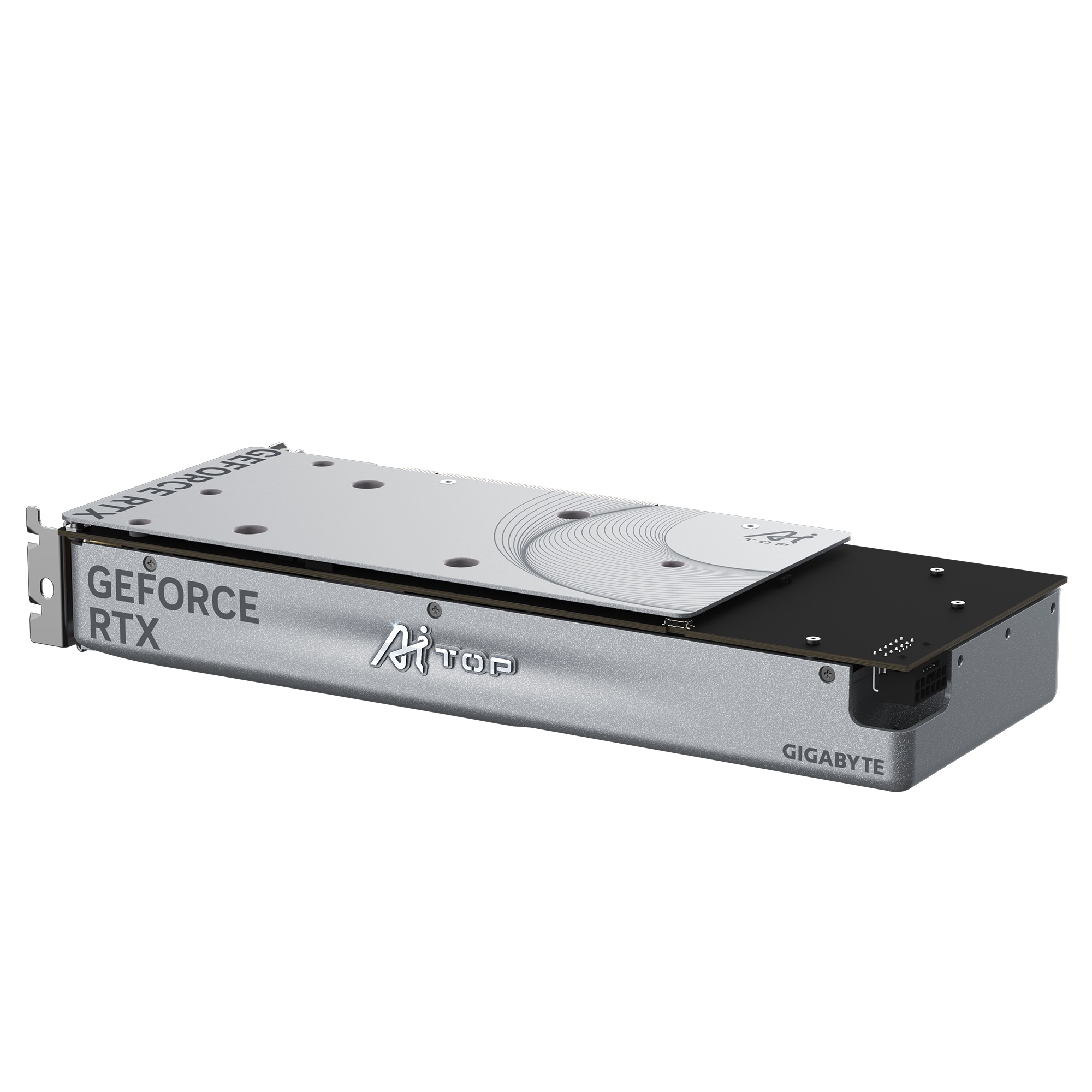 Kartelë grafike Gigabyte GeForce RTX 4070 Ti SUPER AI TOP, 16GB, e argjendtë