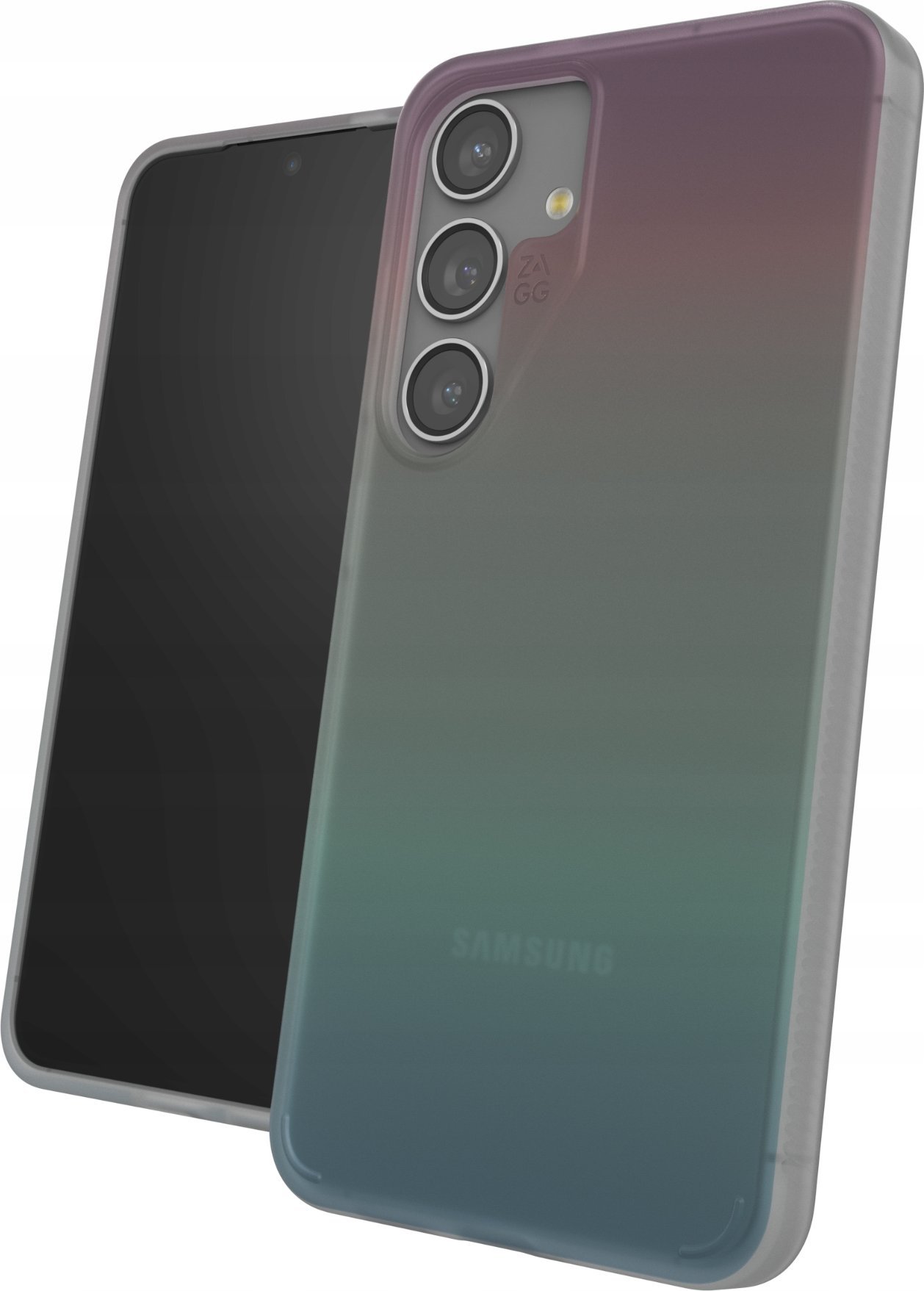 Mbulesë telefoni ZAGG Milan për Galaxy S24, iridescent, transparente