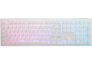 Tastierë për lojëra Ducky One 3 Aura White, Cherry MX Speed Silver, RGB LED, e bardhë