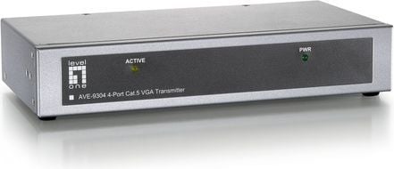 Transmetues VGA LevelOne, 4 porta, Cat.5, i zi