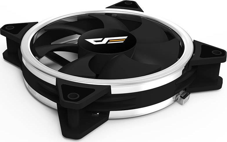 Set ventilatorësh Darkflash DR12 Pro, 5x120mm, RGB me hub dhe telekomandë, të zinj