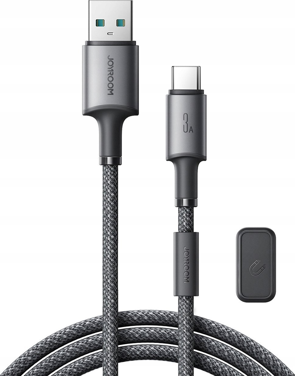 Kabllo karikues Joyroom S-A50 Unlimited Series, USB-A në USB-C, 1.2m, 3A, gri