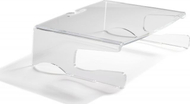 Mbajtëse për monitor BakkerElkhuizen Q-riser 100, 310x105x280mm, transparente