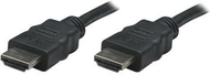Kabllo Manhattan HDMI - HDMI, 10m, e zezë
