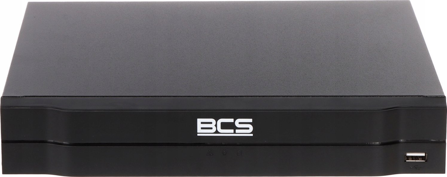 Regjistrues sigurie BCS BCS-L-XVR0801(6), 8 kanale, për kamera AHD TVI CVI, i zi