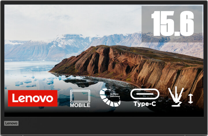 Monitor Lenovo L15 - LED, 15.6", FullHD, i zi