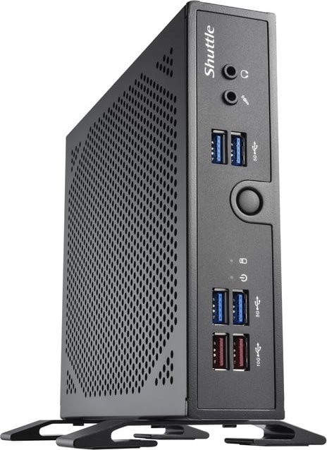 Mini PC barebone Shuttle XPC Slim DS50U3, Intel Core i3 13th Gen, deri 64GB DDR5, i zi