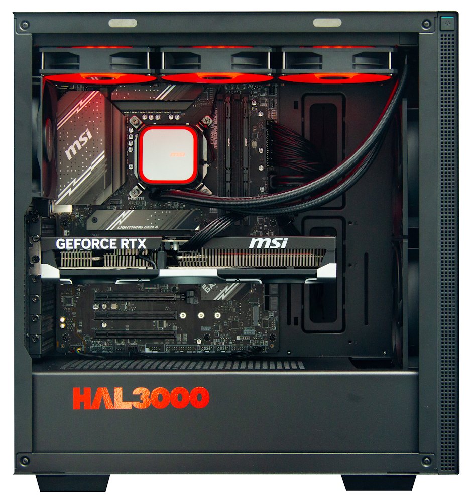 Kompjuter HAL3000 Master Gamer Elite Ti, i7-14700F, 32GB, 2TB SSD, RTX 5070 Ti, e zezë