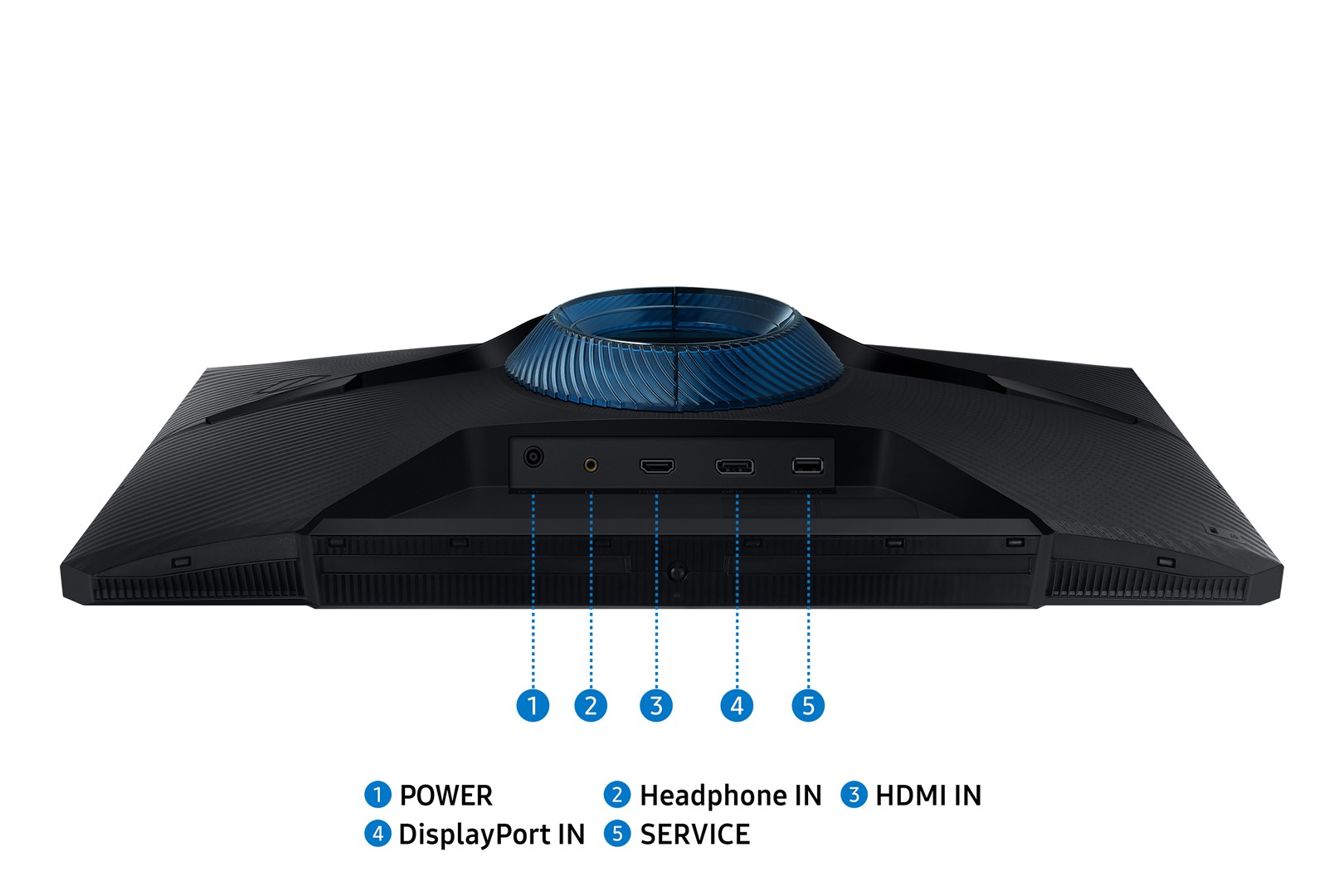 Monitor Samsung G30D computer, 24", 1920 x 1080, 180 Hz, i zi
