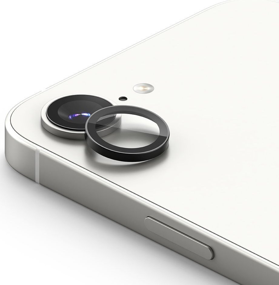 Заштита за камера Ringke за iPhone 16E, сет од 2 парчиња, црна
