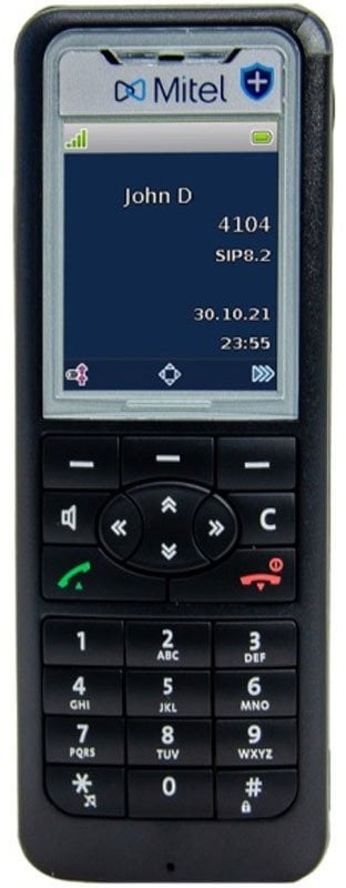 Telefon pa tel Mitel 622DT, me dok karikues, gri