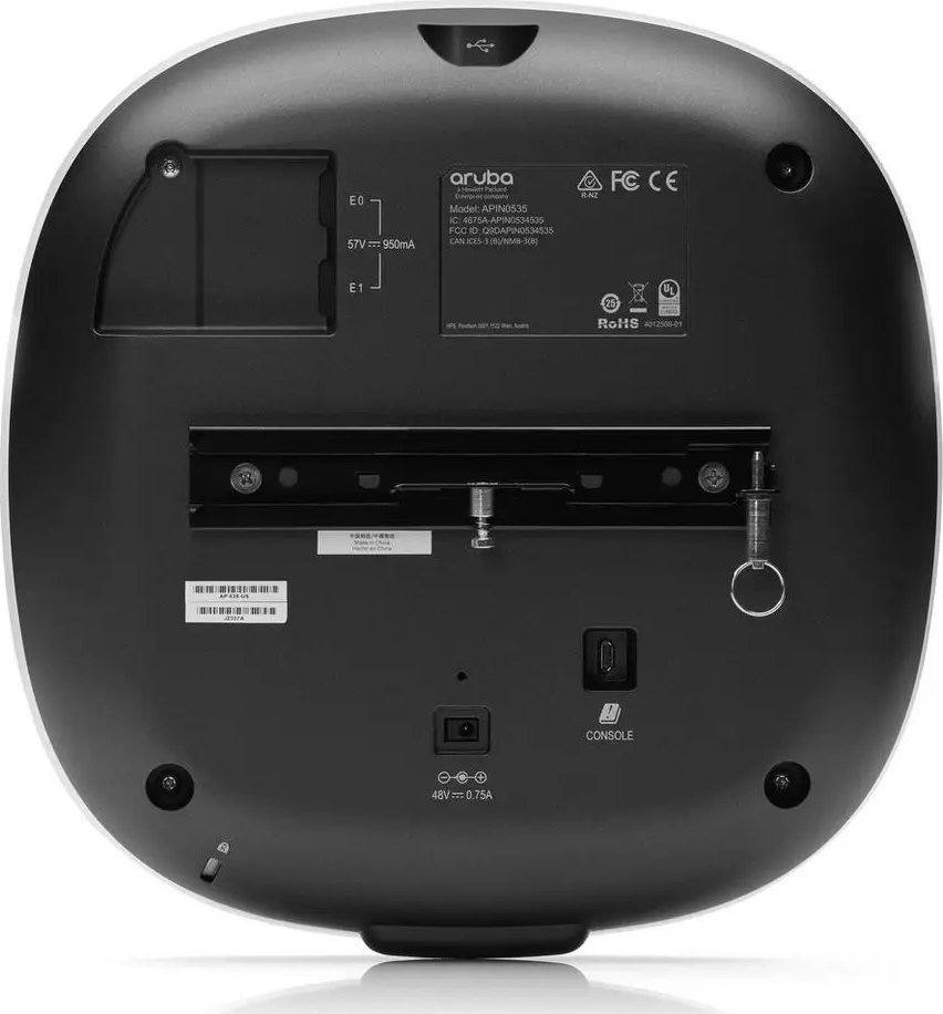 Access point HPE Aruba Networking AP-535, Wi-Fi 6, Dual Radio 4x4, antena të brendshme