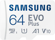 Kartelë e memories Samsung EVO Plus SDXC 64GB UHS-I (Class 10) + përshtatës