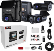Камера за автомобил Sjcam M60 Dashcam, 4K, Wi‑Fi, тројна