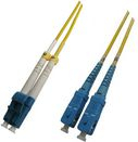 Kabllo MicroConnect LC/SC 9/125µm OS2 (FIB421007), 7m, e verdhë