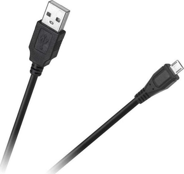 Kabllo USB-A - microUSB (KPO3874-1.5), 1.5 m, e zezë