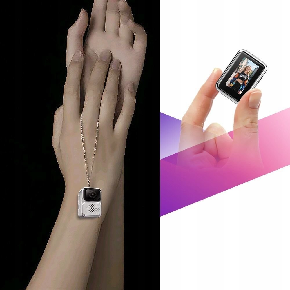 Kamerë digjitale XREC X3 Mini, 2MP, ekran 0.96", varëse çelësash, argjendtë