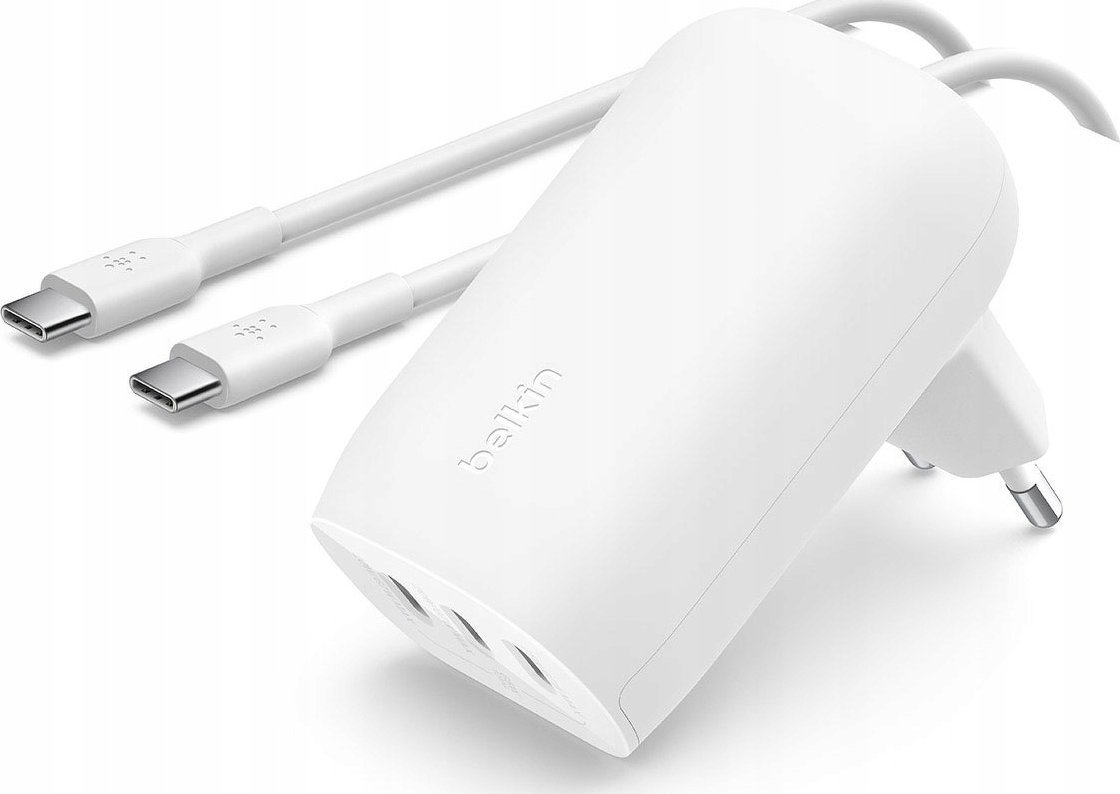 Karikues muri Belkin BoostCharge, 3 porta USB C, 67W, i bardhë