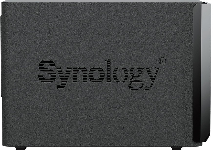 NAS Synology DiskStation DS224 Plus, 2 лежаишта, без дискови, црн