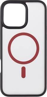 Маска за телефон Tactical MagForce Hyperstealth 2.0, за iPhone 16 Pro Max, MagSafe, црна со црвена