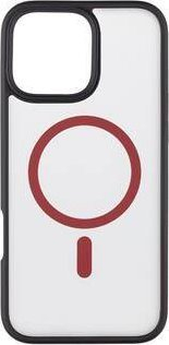 Маска за телефон Tactical MagForce Hyperstealth 2.0, за iPhone 16 Pro Max, MagSafe, црна со црвена