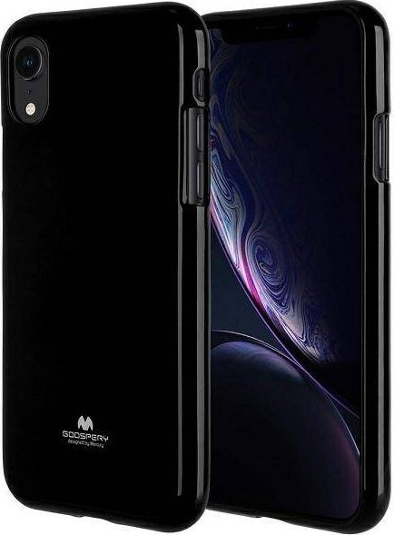 Këllëf telefoni Mercury Jelly për iPhone 14, 6.1", silikoni, i zi