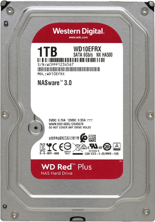 Hard disk HDD WD10EFRX, 3.5", 1 TB