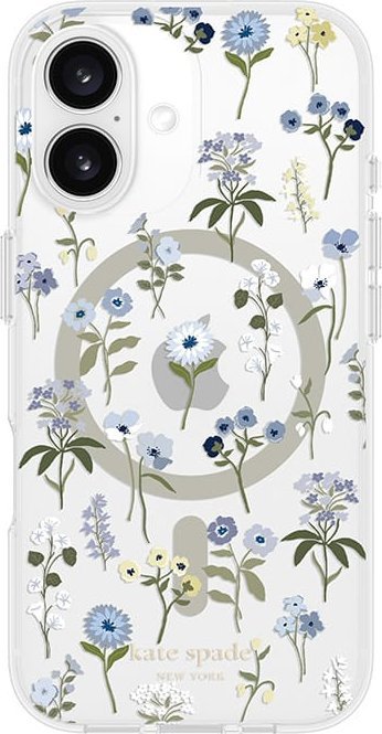 Mbrojtëse telefoni Kate Spade New York Precious Bloom MagSafe, për iPhone 16, transparente, me lule