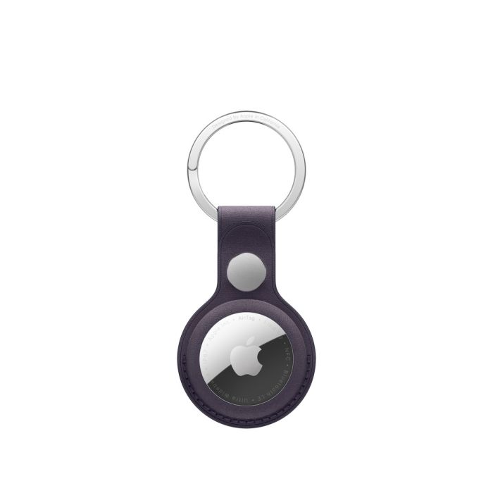 Apple AirTag FineWoven Key Ring, Midnight Purple