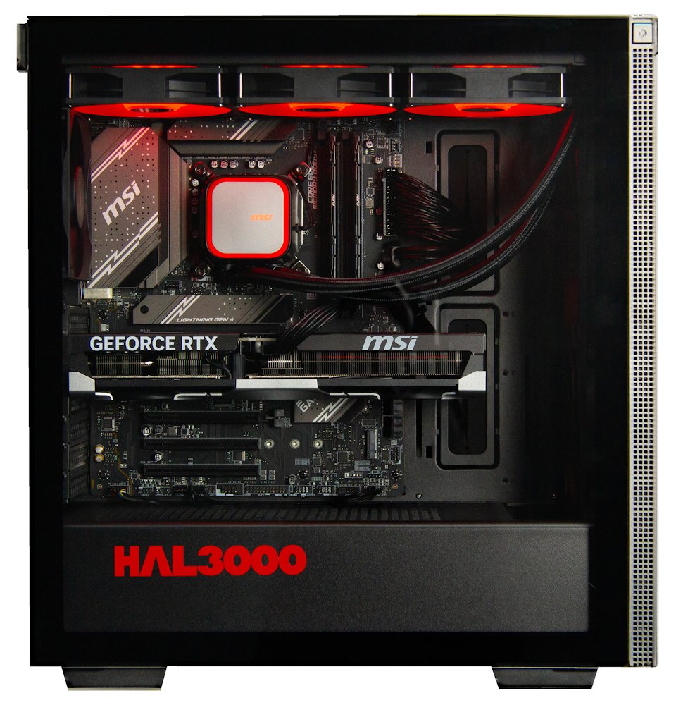 Kompjuter HAL3000 Master Gamer Elite Ti, i7-14700F, 32GB, 2TB SSD, RTX 5070 Ti, e zezë