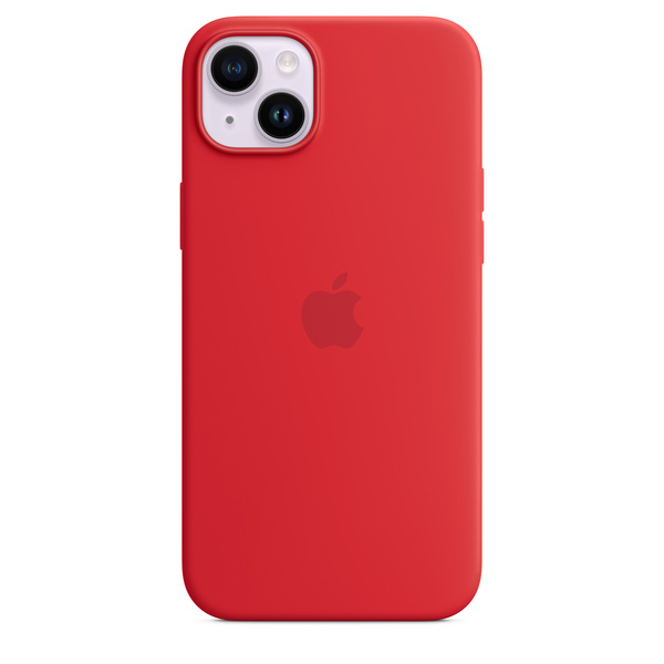 Apple iPhone 14 Plus Silicone Case me MagSafe, (PRODUCT)RED