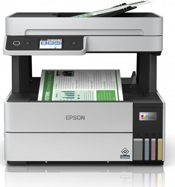Мултифункционален печатач Epson EcoTank L6460 (C11CJ89403), A4, Wi-Fi, црна