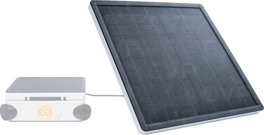 Panel diellor i jashtëm Enlaps External Solar Panel, IP66, kabllo 2m, i zi