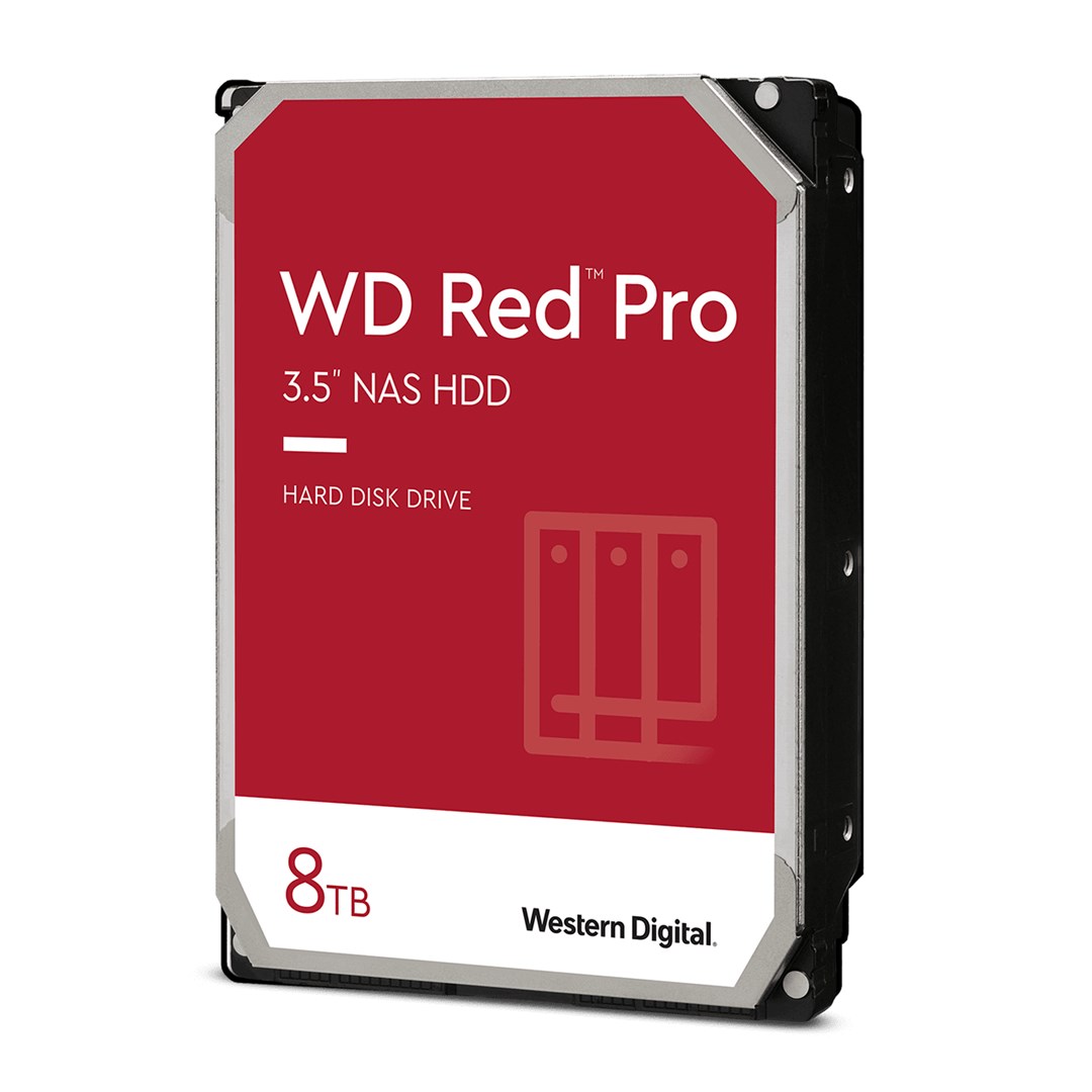 Hard disk Western Digital Red Pro, 8TB, 7200RPM, SATA III, i kuq