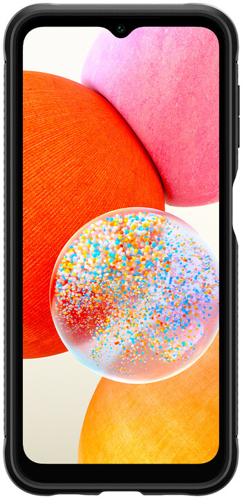Mbrojtëse Spigen Rugged Armor për Samsung Galaxy A14 4G, e zezë