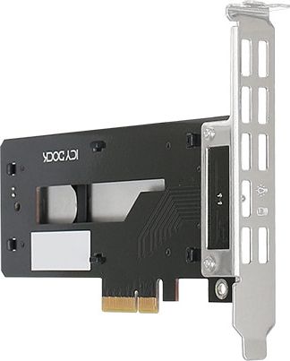 Adapter PCIe Icy Dock EZConvert Ex Pro MB987M2P-1B, PCIe 3.0 x4, për SSD M.2 NVMe, i zi