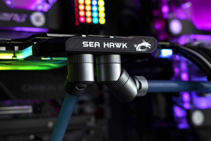 Përshtatës rrotullues 90° EK Water Blocks EK-Quantum, titan