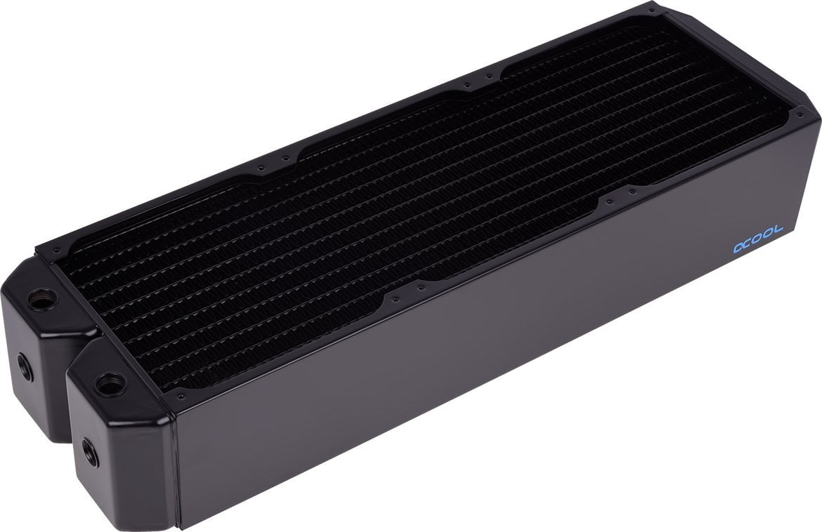 Radiator ftohës Alphacool NexXxos Monsta 420, për 3 ventilatorë 140mm, i zi