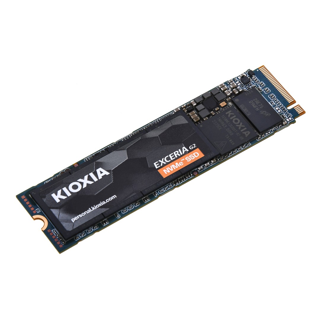 Disk SSD Kioxia EXCERIA G2 NVMe, 500GB/1TB/2TB, M.2, e zezë