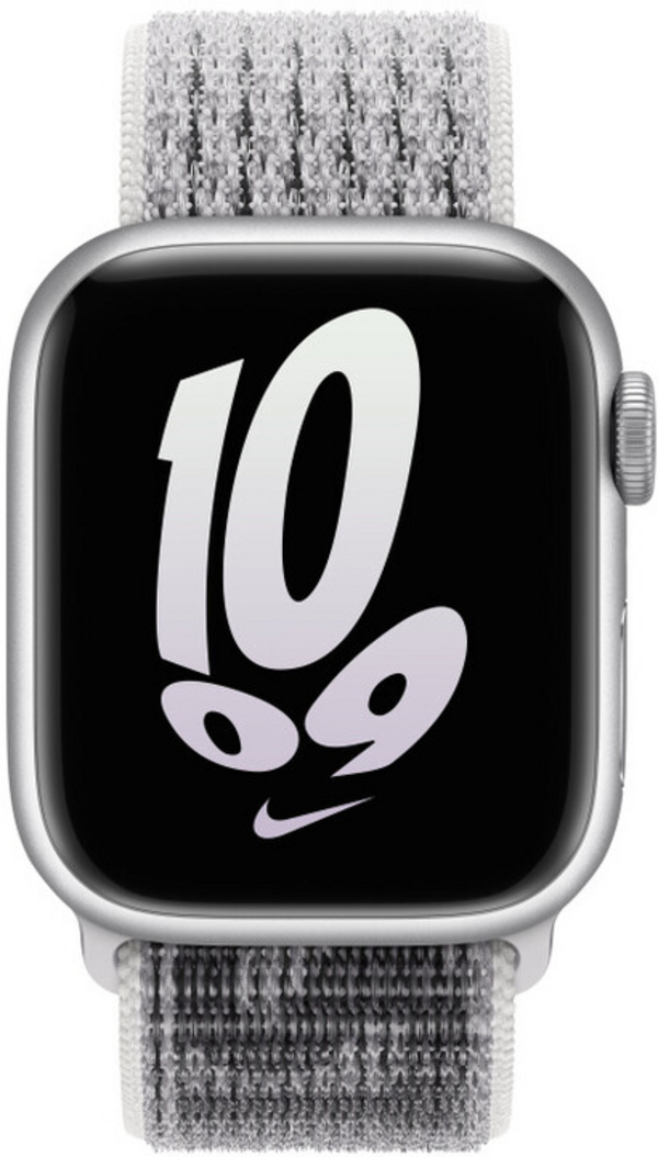 Apple Watch 41mm Nike Band, Summit White/Black Nike Sport Loop