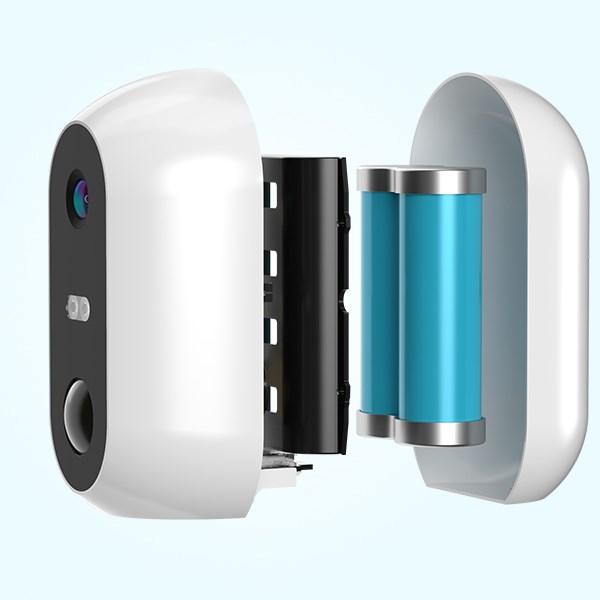 Kamerë e jashtme Extralink Smart Life SolarEye, Full HD, Wi-Fi, 5200mAh, e bardhë