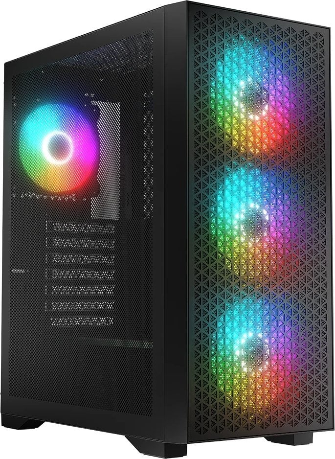 Kути PC Logic Concept Dart Pro, MIDI, 4x ARGB, црна