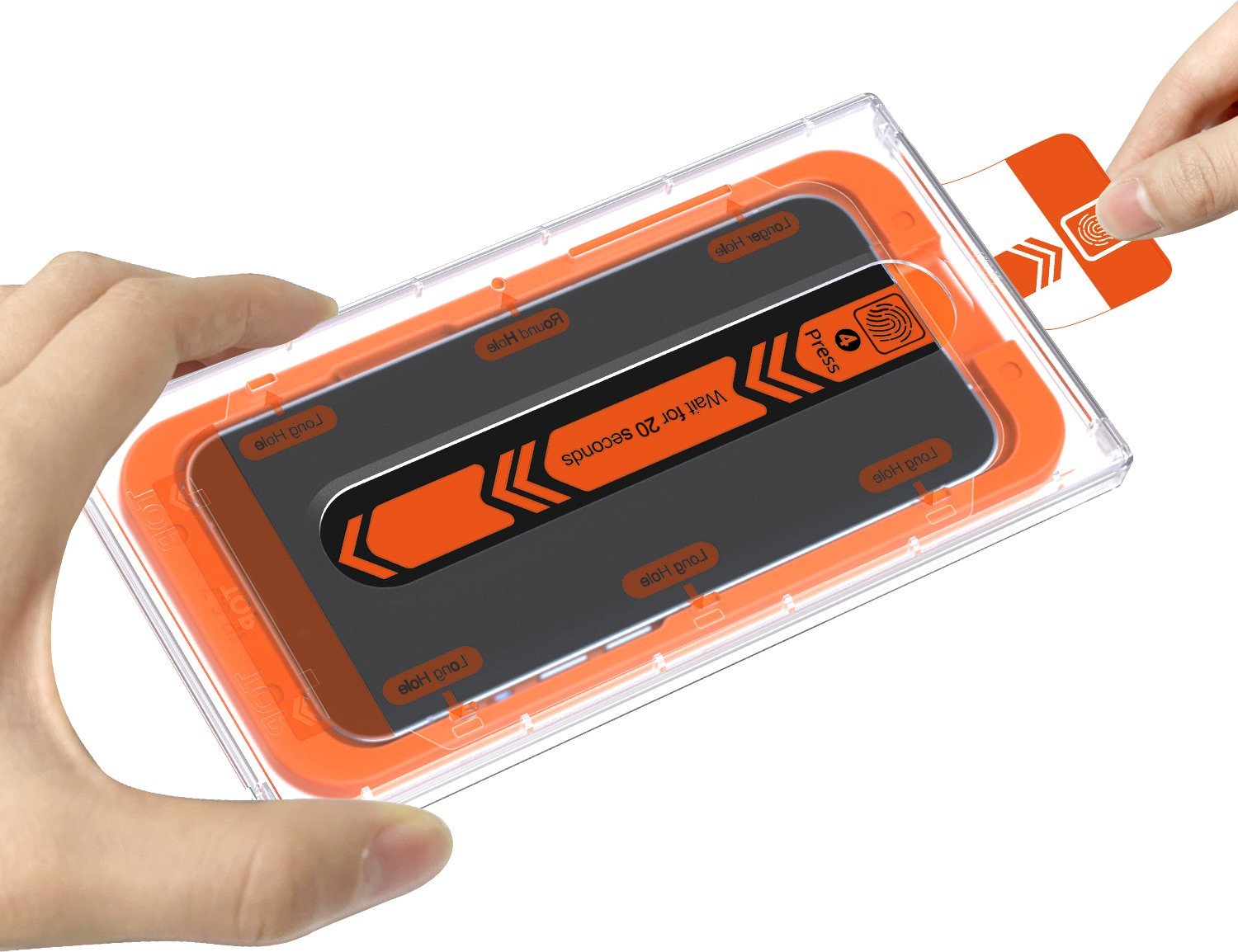 Mbrojtës ekrani Mobile Origin për iPhone 12 Pro 12, xham i temperuar, 2 copë, transparent