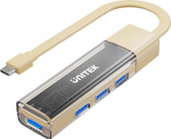 Adapter Unitek Bidirectional Hub USB C USB A, 5Gbps, krem