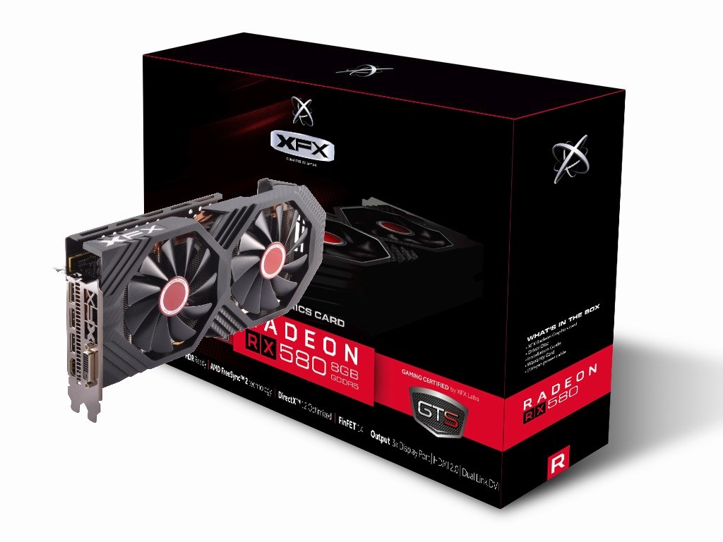 Kartë grafike XFX AMD Radeon RX 580, 8 GB GDDR5, RX-580P8DFD6