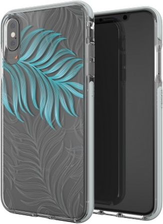 Mbrojtëse për iPhone XS Gear4 Victoria Max jungle ICXLVIC01, transparente/bruzë