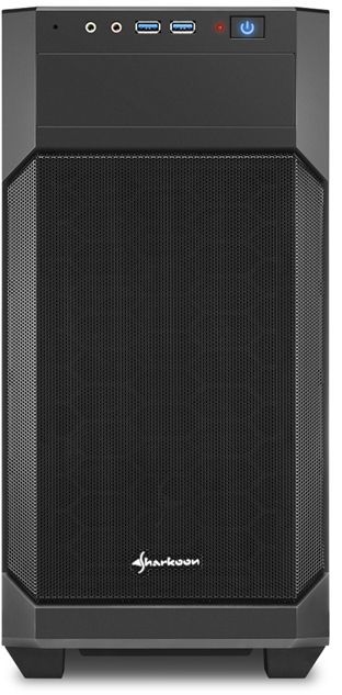 Kasë kompjuteri V1000 Sharkoon, microATX, e zezë